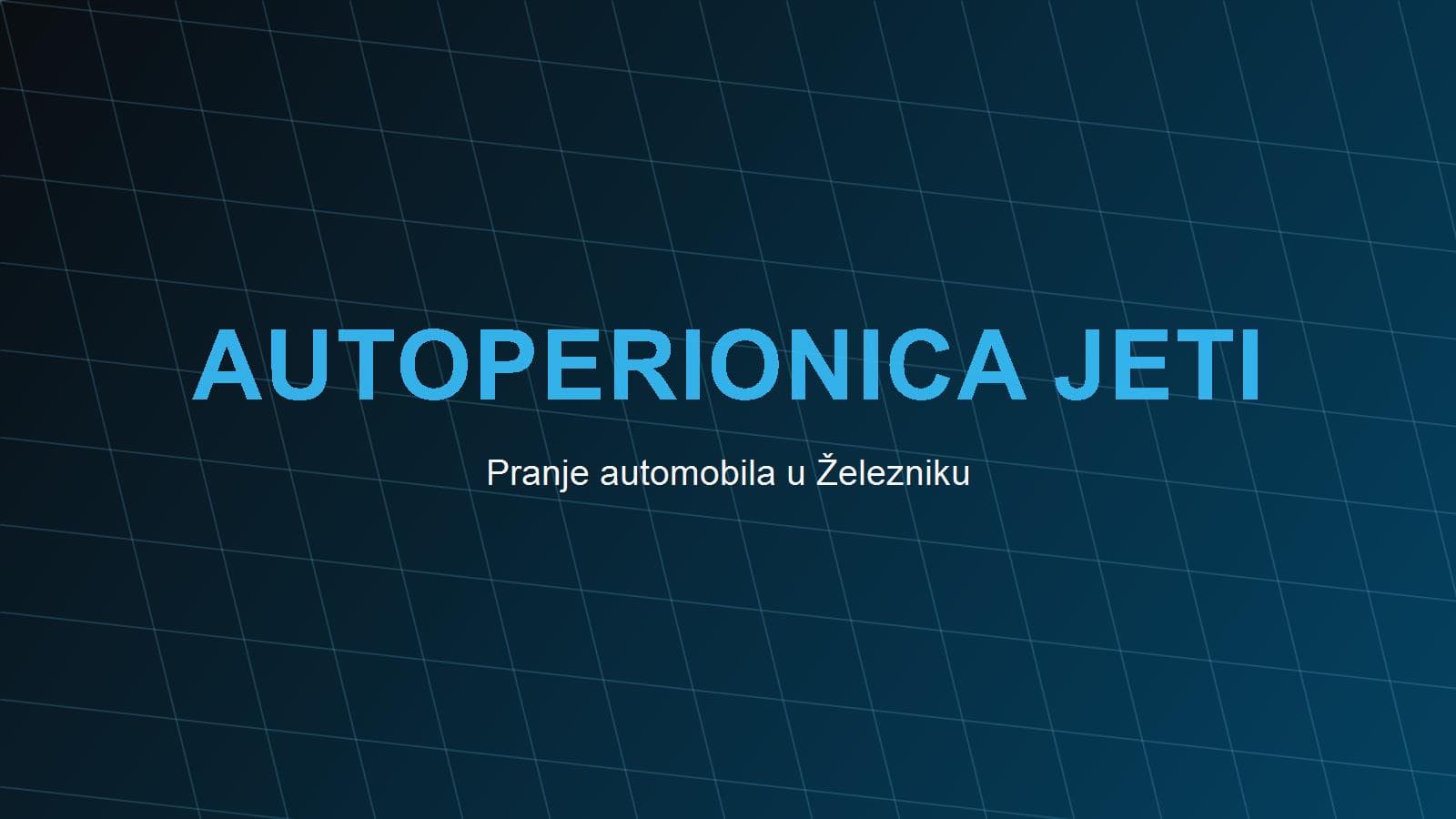 Autoperionica Jeti u Železniku, Beograd